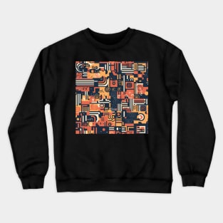 Colorful ideation - Abstract Mindset Seamless Pattern Crewneck Sweatshirt